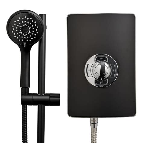 Triton Aspirante 95kw Electric Shower Matte Black Asp09mtblk