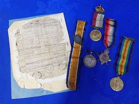 A First World War Group Of Three Medals To No Sapper J I T Jones