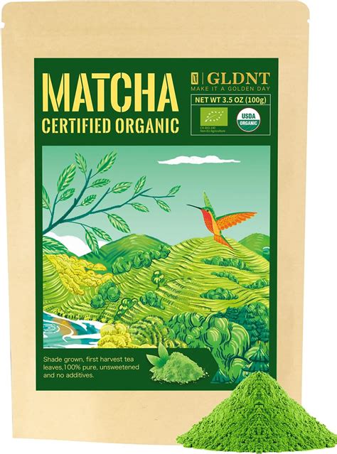 Amazon Matcha Organics Premium Ceremonial Grade Matcha Green Tea