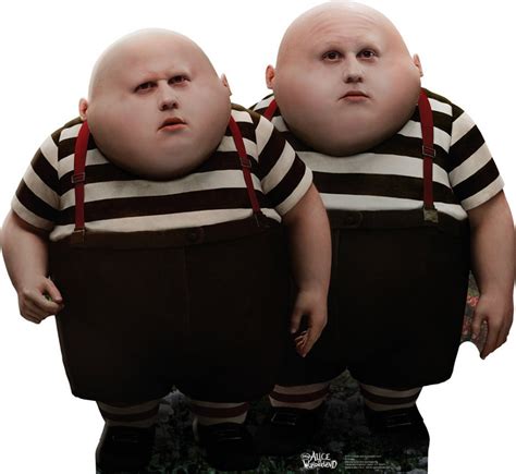 Lifesize Cardboard Cutout of Tweedle Dee and Tweedle Dum - Matt Lucas (Disney's Alice In ...