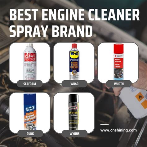 Engine Cleaner Spray Aerosol Guide Benefit Principle Ingredient Brand