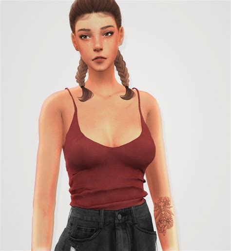 Simple Tank Top - Sims 4 Female Clothes