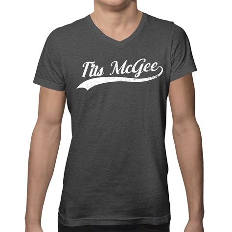 Tits Mcgee Funny Saint Patricks Day Sayings Slogan Irish Men S V Neck T