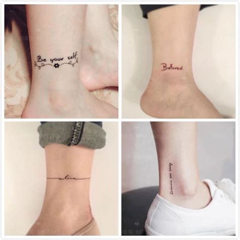 Jual TEMPORARY TATTOO Tulisan 6x10cm TATO TEMPORER STICKER WATER