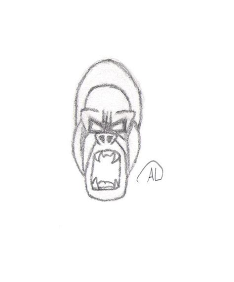 King Kong Sketch by dre38w on DeviantArt