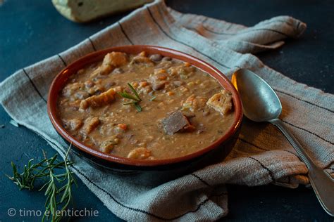 Pancotto Con Fagioli Zuppa Del Riciclo Timo E Lenticchie