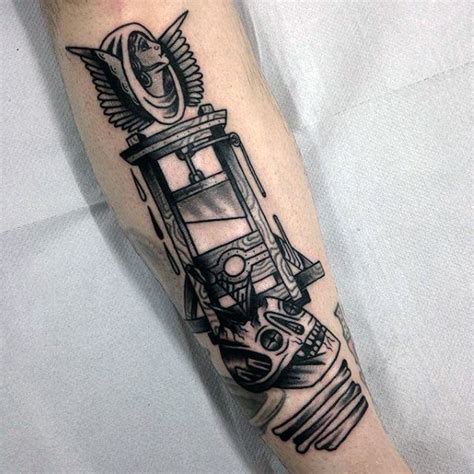 Gothic Guillotine Tattoo Designs For Men