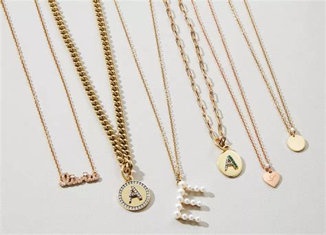 Best Monogram Jewelry Pieces Personalized Necklaces Rings More