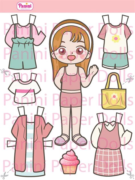 You can avail the whole set of paper doll by clicking on the Etsy link ...