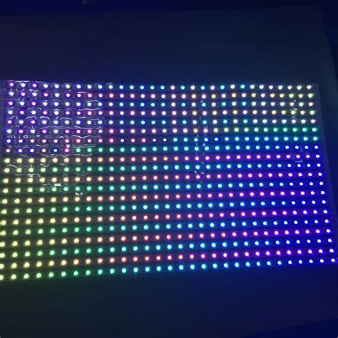 Pixels Rgb Full Color Ws B Flexible Led Pixel Panel Light Dc V