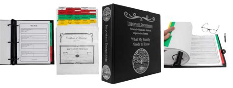 family financial organization binder  family financials