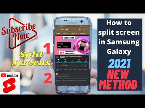 How To Split Screen In Samsung Galaxy How To Activate Multi Window