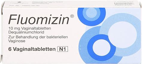 Fluomizin Mg Vaginaltabletten Amazon De Drogerie K Rperpflege