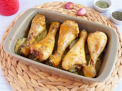 Jamoncitos De Pollo Al Horno Receta F Cil Y Rica Con Patatas Asadas