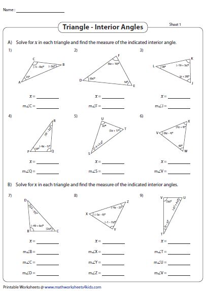 How To Find Exterior Angles Of Triangles