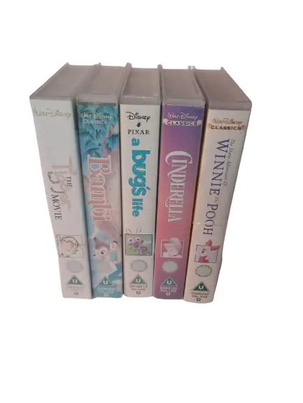 4 X WALT Disney Other VHS Job Lot Movie Bundle Winnie The Pooh