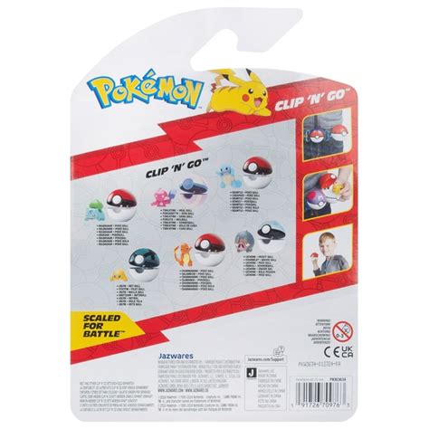 Pok Mon Clip N Go Pok Ball And Bulbasaur Battle Figure Smyths Toys Uk