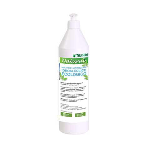 NATURAL MULTIUSO ECOLOGICO 12 FLACONI DA 1 L Italchim