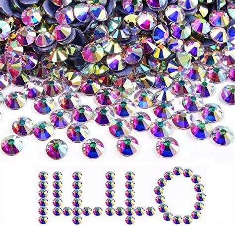 BLINGINBOX Hotfix Rhinestones 1440 Pcs Crystal Hotfix Rhinestone Glass