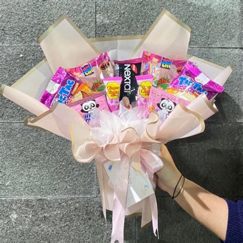 Jual Buket Bucket Jajan Bouquet Snack Kado Wisuda Gift Ulang Tahun