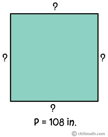 Perimeter of Square - Definition, Formula & Examples | ChiliMath