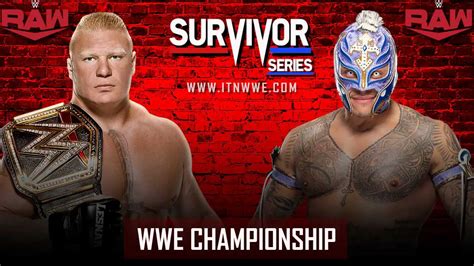 Brock Lesnar Vs Mysterio Announced For Survivor Series 2019 Itn Wwe