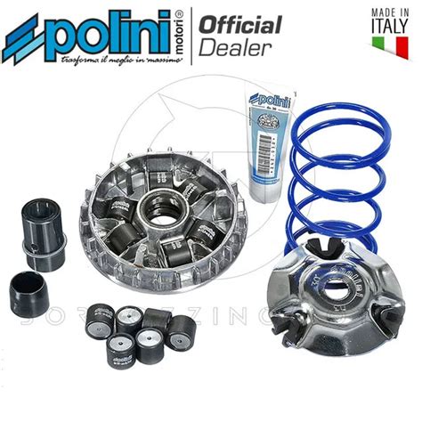 NOUVEAU VARIATEUR POLINI Hi Speed 6 Rouleaux Piaggio VESPA Gt 125 EUR