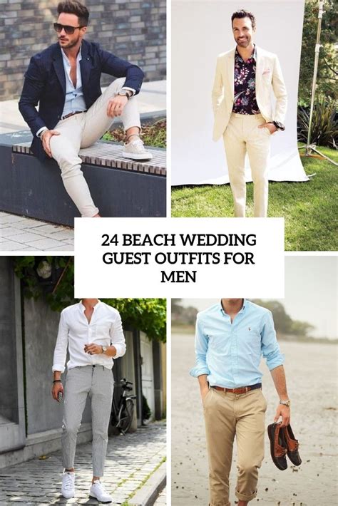 Beach Wedding Guest Outfits For Men Cover Beach Wedding Men Outfit Mens Beach Wedding Attire