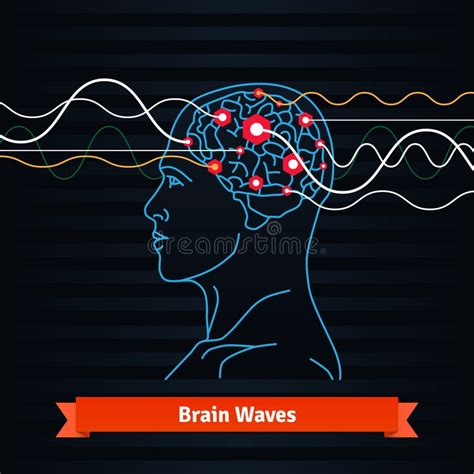 Brain Waves Stock Illustration Illustration Of Psychology 16995439