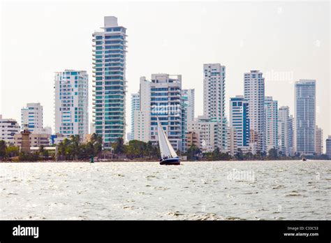 Modern Cartagena Colombia Stock Photo Alamy