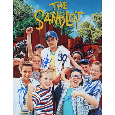 The Sandlot 11x14 Photo Cast Signed By 6 With Tom Guiry Marty York