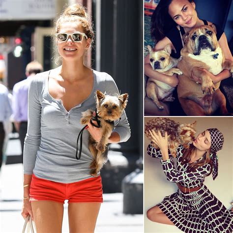 Models With Their Dogs Popsugar Fashion