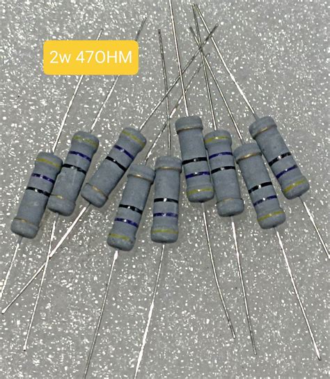 Buah Resistor W Ohm Watt Ohm Watt Ohm Lazada Indonesia