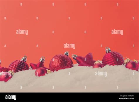 Christmas scene with snow Stock Photo - Alamy