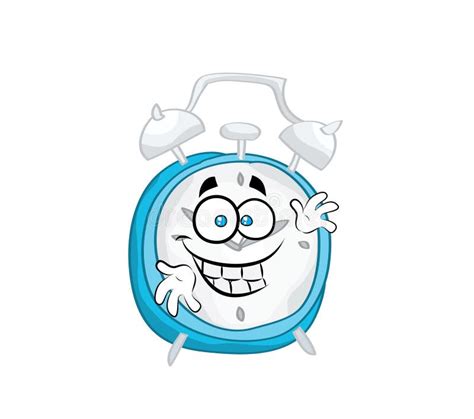 Sad alarm clock cartoon stock illustration. Illustration of character ...