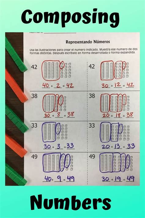 Composing And Decomposing Numbers Worksheets