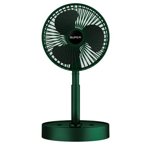 Home Zania Portable Table Desk Fan Speed Adjustment Plug Type Via