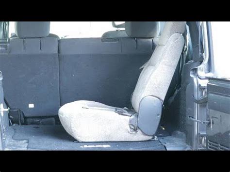 How To Remove Rear Seat Jeep Jk