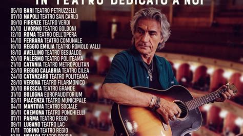 Ligabue Torna A Parma Il 7 Novembre Al Teatro Regio