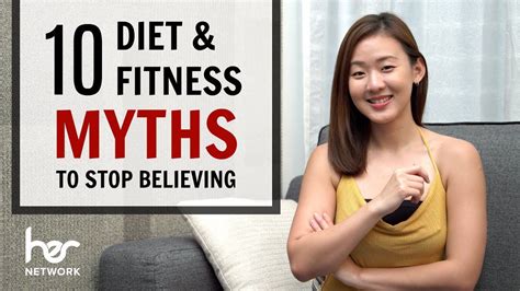 Top 10 Diet And Fitness Myths To Stop Believing Joanna Soh Youtube Fitness Diet Diet