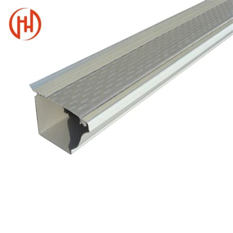 Roofing Seamless Metal Rainwater Gutters Roof Colored Aluminium Rain Tube Gutter Cover Gutter