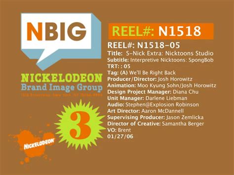 Nickelodeon Bumper - thebeardedbudgie