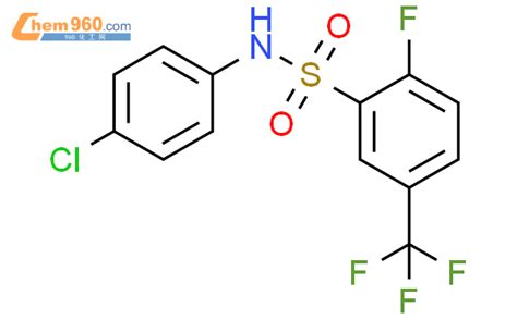 2069 52 5 Benzenesulfonamide N 4 Chlorophenyl 2 Fluoro 5