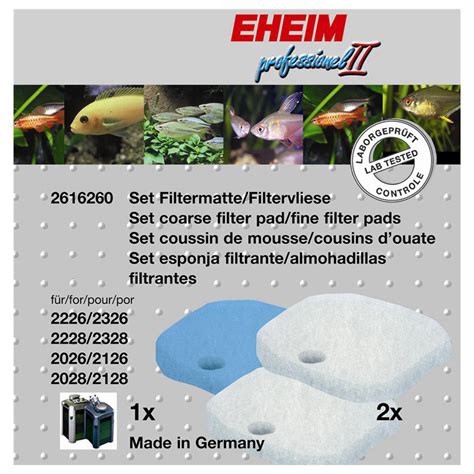 EHEIM Filtermatte Vlies Set für 2026 2328