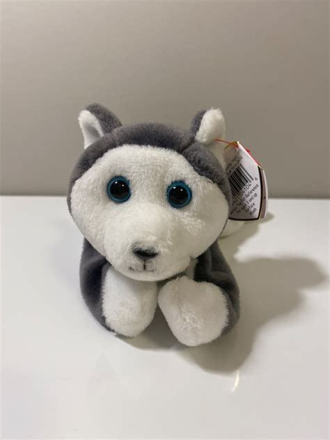 Ty Beanie Baby Nanook The Husky Dog Plush 75 Inch Etsy