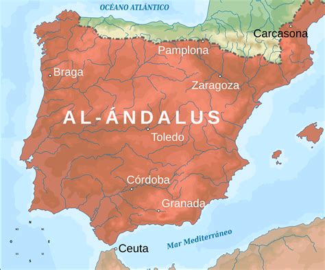 Muslim Spain In 719 CE Photo Wikipedia