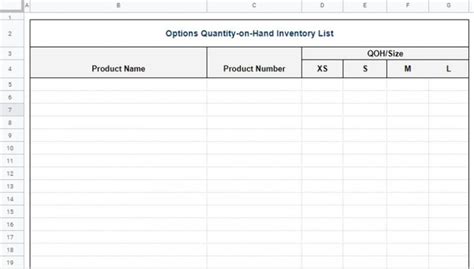 10 Free Inventory Templates Instructions