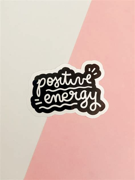 Affirmation Sticker Bundle Black And White Positive Motivational Quote