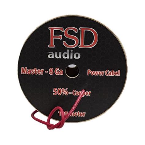 FSD audio Master 8Ga Красный | Силовой кабель кабель FSD audio Master ...