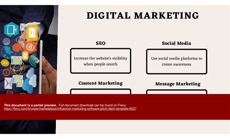 Ppt Influencer Marketing Software Pitch Deck Template Slide Ppt